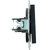 Розетка телевизионная 1-местная (механизм), STEKKER GLS00-7108-05, 75 Ом, 5-862МГц, серия Катрин, черный 39614 Розетка телевизионная 1-местная (механизм), STEKKER GLS00-7108-05, 75 Ом, 5-862МГц, серия Катрин, черный 39614