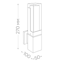 Светильник уличный светодиодный Feron DH601, 5W, 250Lm, 4000K, черный 11705 Светильник уличный светодиодный Feron DH601, 5W, 250Lm, 4000K, черный 11705