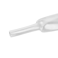 Термоусадочная трубка клеевая STEKKER HSTG-2548-100TR, длина 100 см., коэф. усадки 3:1 39764