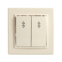 Переключатель 2-клавишный STEKKER  PSW10-9008-02, 250В, 10А, серия Эрна, слоновая кость 39920 Переключатель 2-клавишный STEKKER  PSW10-9008-02, 250В, 10А, серия Эрна, слоновая кость 39920