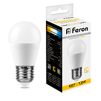 Лампа светодиодная Feron LB-950 Шарик E27 13W 175-265V 2700K 38104 Лампа светодиодная Feron LB-950 Шарик E27 13W 175-265V 2700K 38104