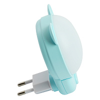 Светильник ночник Feron FN1171 1.2W 220V, синий 52060 Светильник ночник Feron FN1171 1.2W 220V, синий 52060
