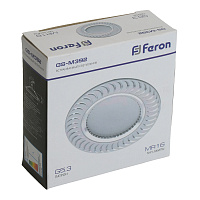 Светильник встраиваемый Feron GS-M392 потолочный MR16 G5.3 белый 28339 Светильник встраиваемый Feron GS-M392 потолочный MR16 G5.3 белый 28339