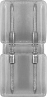 Соединитель для светодиодной ленты 230V LS704 ( 3528)  strip to strip, LD114 Соединитель для светодиодной ленты 230V LS704 ( 3528)  strip to strip, LD114
