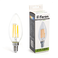 Лампа светодиодная Feron LB-717 Свеча E14 15W 230V 4000K 38258 Лампа светодиодная Feron LB-717 Свеча E14 15W 230V 4000K 38258