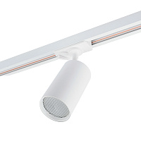 Светильник Feron AL198 трековый однофазный на шинопровод под лампу GU10, белый с антибликовой сеточкой  Артикул 48939