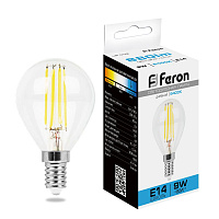 Лампа светодиодная Feron LB-509 Шарик E14 9W 230V 6400K 38223 Лампа светодиодная Feron LB-509 Шарик E14 9W 230V 6400K 38223