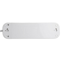Удлинитель  четырехместный c/з STEKKER HM06-40-05 3x1мм2, 5м, серия Home (У10-429), белый 49352