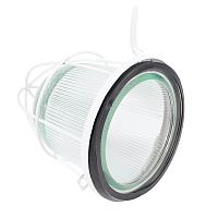 Светильник НСП 02-100-003 313х170х170мм, E27 max 100 Вт, стальной корпус, стекло, решетка, IP54, белый 53174