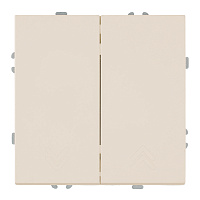 Выключатель 2-кл.самовозвр. (механизм), STEKKER, 250В, 10А, серия Эмили, RSW10-5113-08, кашемир, soft touch 50365