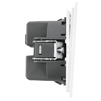 Переключатель 2-клавишный (механизм), STEKKER, 250В, 10А, серия Мия, RSW10-3107-01, белая магнолия 50434