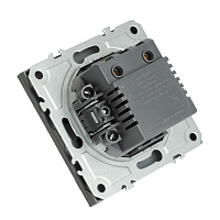 Розетка 2-местная USB + Type C (механизм), STEKKER, 250В, 20W, серия Эмили, RST10-5115-10, платиново-серый, soft touch 49957 Розетка 2-местная USB + Type C (механизм), STEKKER, 250В, 20W, серия Эмили, RST10-5115-10, платиново-серый, soft touch 49957