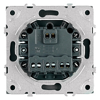 Выключатель 3-клавишный (механизм), STEKKER, 250В, 10А, серия Эмили, RSW10-5108-10, платиново-серый, soft touch 49948