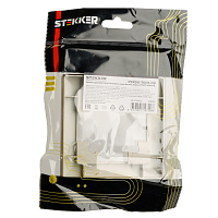 Рамка STEKKER, PFR00-7001-08 1-местная, пластик, серия Катрин, золото 49606 Рамка STEKKER, PFR00-7001-08 1-местная, пластик, серия Катрин, золото 49606