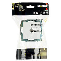 Розетка телевизионная 1-местная (механизм), STEKKER GLS00-7108-01, 75 Ом, 5-862МГц, серия Катрин, белый 39306 Розетка телевизионная 1-местная (механизм), STEKKER GLS00-7108-01, 75 Ом, 5-862МГц, серия Катрин, белый 39306