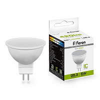 Лампа светодиодная Feron LB-24 MR16 G5.3 5W 175-265V 4000K 25126 Лампа светодиодная Feron LB-24 MR16 G5.3 5W 175-265V 4000K 25126