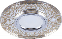 Светильник встраиваемый с LED подсветкой Feron CD981 потолочный MR16 G5.3 прозрачный, золото Светильник встраиваемый с LED подсветкой Feron CD981 потолочный MR16 G5.3 прозрачный, золото