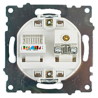 Розетка телевизионная 1-местная (механизм), STEKKER GLS00-7106-01, 75 Ом, 5-862МГц, серия Катрин, белый 49181 Розетка телевизионная 1-местная (механизм), STEKKER GLS00-7106-01, 75 Ом, 5-862МГц, серия Катрин, белый 49181