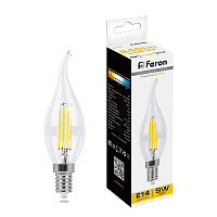 Лампа светодиодная Feron LB-74 Свеча на ветру E14 9W 230V 2700K 25960 Лампа светодиодная Feron LB-74 Свеча на ветру E14 9W 230V 2700K 25960
