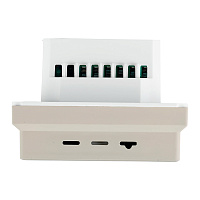 Терморегулятор Wi-Fi (механизм), STEKKER, 250В, 3500Вт, серия Эмили, RSW00-5119-08, кашемир, soft touch 50427