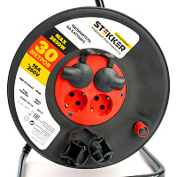 Удлинитель на катушке Stekker STD03-44-30 Standart 4-местный с/з ПВС 3*1,5, оранжевый, 16А, IP44, 30м (80102) 50172 Удлинитель на катушке Stekker STD03-44-30 Standart 4-местный с/з ПВС 3*1,5, оранжевый, 16А, IP44, 30м (80102) 50172