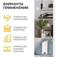 Радиочастотный контроллер для управления с помощью беспроводного выключателя SMART AC230V, 50HZ, LD100 41131 Радиочастотный контроллер для управления с помощью беспроводного выключателя SMART AC230V, 50HZ, LD100 41131