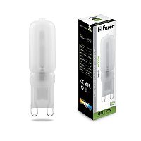 Лампа светодиодная Feron LB-431 G9 7W 230V 4000K 25756 Лампа светодиодная Feron LB-431 G9 7W 230V 4000K 25756