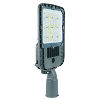 Светодиодный уличный консольный светильник Feron серии TR 100W 5000K AC90-300V, СЕРЫЙ 53025