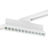 Светильник трековый светодиодный на шинопровод 12W, 1080 Lm, 4000К, 30 градусов, белый, AL139 Feron серия LensFold Артикул 51715