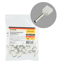 LD406-0508 Наконечник штыревой втулочный изолированный НШВИ(2) 0,5-8 (упаковка 100 шт) 50382 LD406-0508 Наконечник штыревой втулочный изолированный НШВИ(2) 0,5-8 (упаковка 100 шт) 50382