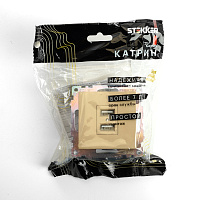 Розетка 2-местная USB (механизм), STEKKER, GLS10-7115-08, 250В, 2,1А, серия Катрин, золото 49229 Розетка 2-местная USB (механизм), STEKKER, GLS10-7115-08, 250В, 2,1А, серия Катрин, золото 49229