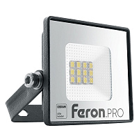 Светодиодный прожектор Feron.PRO LL-1000 IP65 10W 6400K  черный 41537 Светодиодный прожектор Feron.PRO LL-1000 IP65 10W 6400K  черный 41537