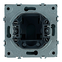 Кабельный вывод (механизм), STEKKER, серия Эмили, RST00-5119-09, антрацит, soft touch 50363