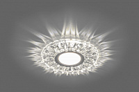 Светильник встраиваемый с белой LED подсветкой Feron CD911 потолочный MR16 G5.3 прозрачный Светильник встраиваемый с белой LED подсветкой Feron CD911 потолочный MR16 G5.3 прозрачный