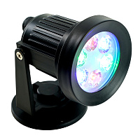 Светильник грунтовой на колышке (грунтовый) Feron.ONE SP2712 8W RGB 195-245V IP65 пластик 51749