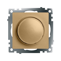 Выключатель диммирующий TRIAC (механизм), STEKKER, 250В, 500W, серия Катрин, золото, GLS10-7106-08  49218 Выключатель диммирующий TRIAC (механизм), STEKKER, 250В, 500W, серия Катрин, золото, GLS10-7106-08  49218