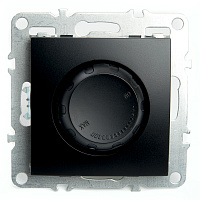 Выключатель диммирующий (механизм), STEKKER, PSW10-9106-03, 250В, 650W, серия Эрна, черный 49150 Выключатель диммирующий (механизм), STEKKER, PSW10-9106-03, 250В, 650W, серия Эрна, черный 49150