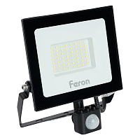 Светодиодный прожектор Feron с датчиком LL-908 IP44 50W 6400K 29558 Светодиодный прожектор Feron с датчиком LL-908 IP44 50W 6400K 29558