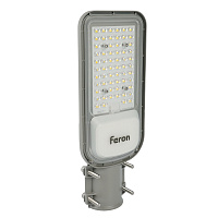 Светодиодный уличный консольный светильник Feron SP3040 80W 5000K 230V, серый 41549 Светодиодный уличный консольный светильник Feron SP3040 80W 5000K 230V, серый 41549