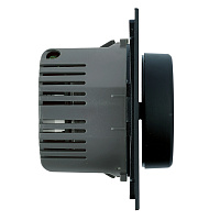 Выключатель диммирующий (механизм), STEKKER, 250В, 1200W, серия Мия, RSW10-3106-05, черный бархат 50568