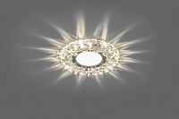Светильник встраиваемый с белой LED подсветкой Feron CD927 потолочный MR16 G5.3 прозрачный Светильник встраиваемый с белой LED подсветкой Feron CD927 потолочный MR16 G5.3 прозрачный