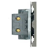 Розетка 2-местная USB + Type C (механизм), STEKKER, 250В, 20W, серия Эмили, RST10-5115-09, антрацит, soft touch 49931 Розетка 2-местная USB + Type C (механизм), STEKKER, 250В, 20W, серия Эмили, RST10-5115-09, антрацит, soft touch 49931