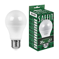 Лампа светодиодная SAFFIT SBA6020 Шар E27 20W 230V 4000K 55014 Лампа светодиодная SAFFIT SBA6020 Шар E27 20W 230V 4000K 55014