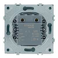 Выключатель диммирующий (механизм), STEKKER, 250В, 500W, серия Эмили, RSW10-5106-10, платиново-серый, soft touch 49946