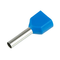 LD406-0508 Наконечник штыревой втулочный изолированный НШВИ(2) 0,5-8 (DIY упаковка 25 шт) 50710