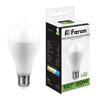 Лампа светодиодная Feron LB-98 Шар E27 20W 175-265V 4000K 25788 Лампа светодиодная Feron LB-98 Шар E27 20W 175-265V 4000K 25788