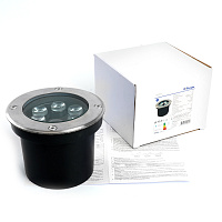 Светодиодный светильник тротуарный (грунтовый) Feron SP2802, 6W, AC/DC12-24V, низковольтный, 3000К, металлик, D120*H90mm, вн.диаметр: 90mm, IP67 48453 Светодиодный светильник тротуарный (грунтовый) Feron SP2802, 6W, AC/DC12-24V, низковольтный, 3000К, металлик, D120*H90mm, вн.диаметр: 90mm, IP67 48453