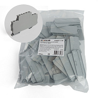 LD562-1-40 Торцевая заглушка для ЗНИ LD554 4 мм²  (JXB ST 4), серый STEKKER 39988 LD562-1-40 Торцевая заглушка для ЗНИ LD554 4 мм²  (JXB ST 4), серый STEKKER 39988