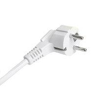 Удлинитель четырехместный с/з  с выключ. STEKKER HM07-41-05 3x1мм2, 5м, (У16А-003)  серия Home , белый 49360