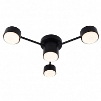 Светильник потолочный GX53 15Wx4, 230V, чёрный, AL268 GELA  Feron 53098